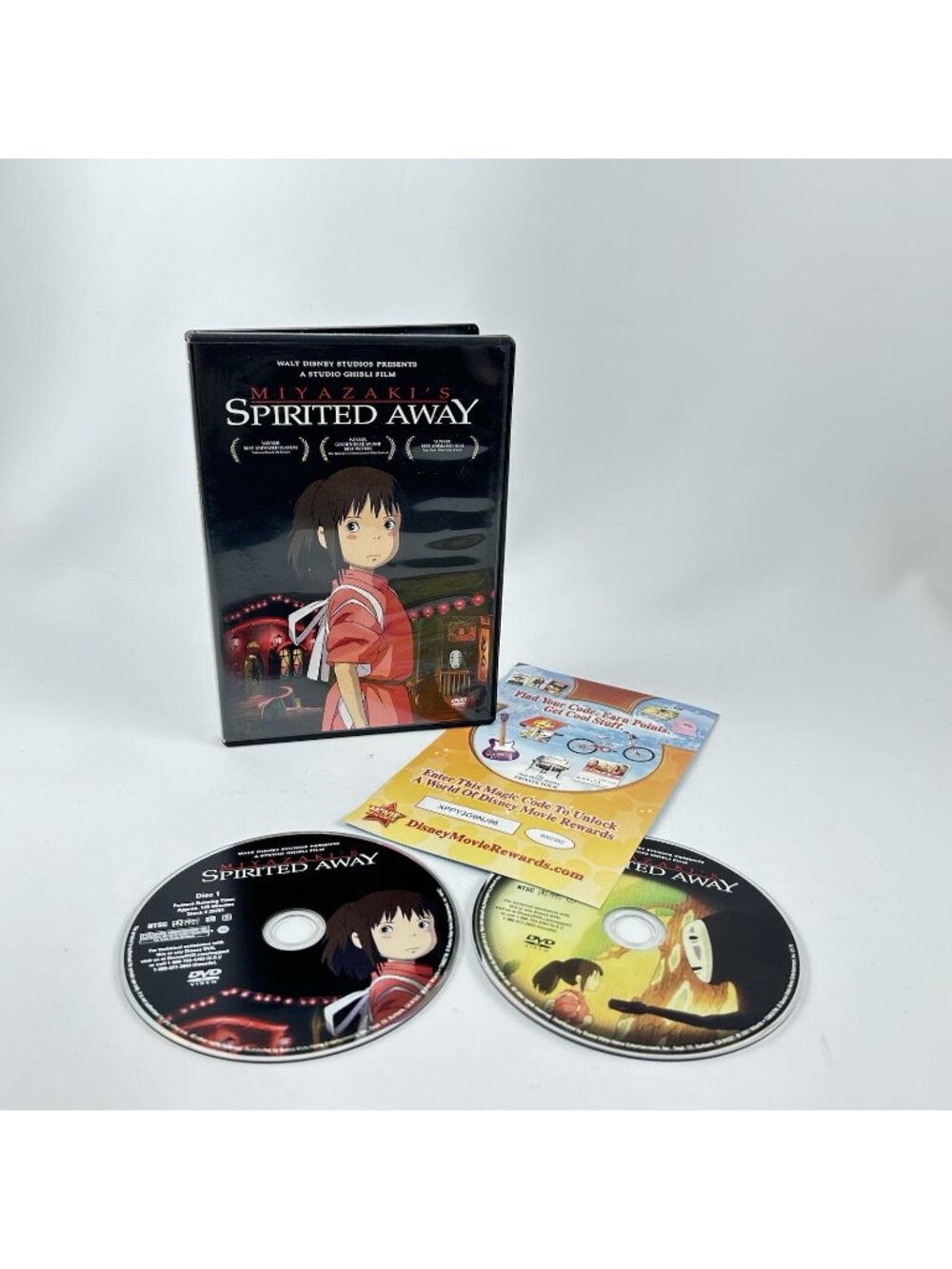 Spirited Away DVD by Myazaki Studio Ghibli Academy Award Winner 2001 *Tested*